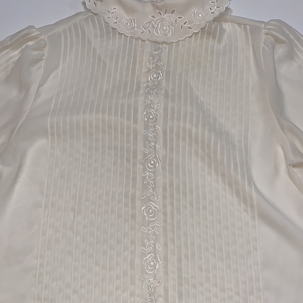 Vintage Victorian Style Karen Scott blouse - Picture 11 of 15